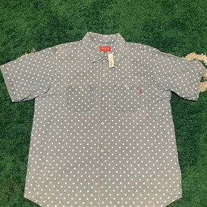 Supreme polka dot denim shirt